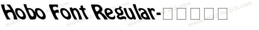Hobo Font Regular字体转换